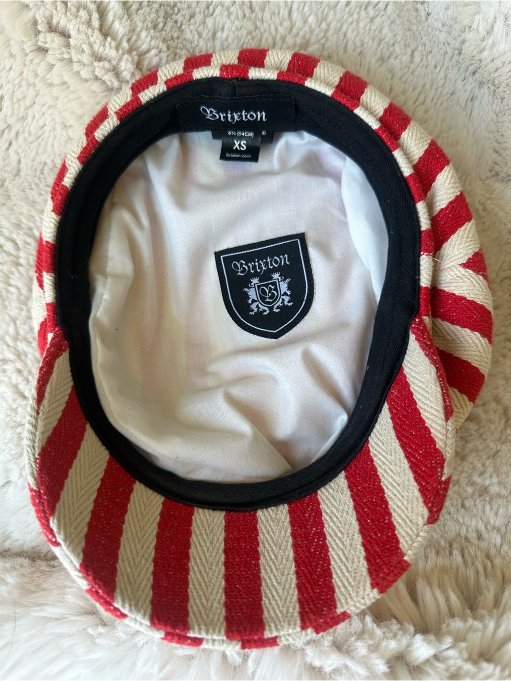 Brixton Fiddler Fisherman Striped Cap. Size: XS ( 54cm)  ❤️ - Picture 7 of 15
